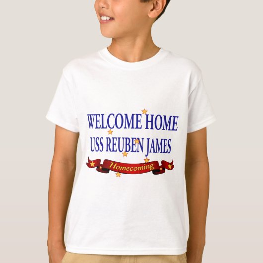 Welkom Home USS Reuben James T-shirt (Voorkant)