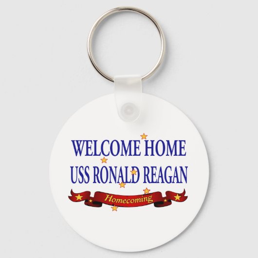 Welkom Home USS Ronald Reagan Sleutelhanger (Voorkant)