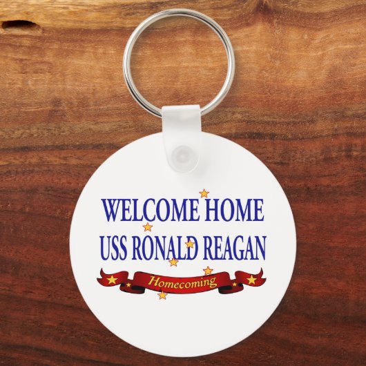 Welkom Home USS Ronald Reagan Sleutelhanger (Voorkant)