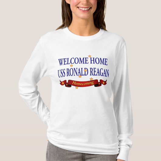 Welkom Home USS Ronald Reagan T-shirt (Voorkant)