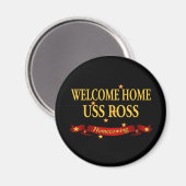 Welkom Home USS Ross Magneet (Voorkant / Achterkant)