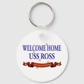 Welkom Home USS Ross Sleutelhanger (Voorkant)