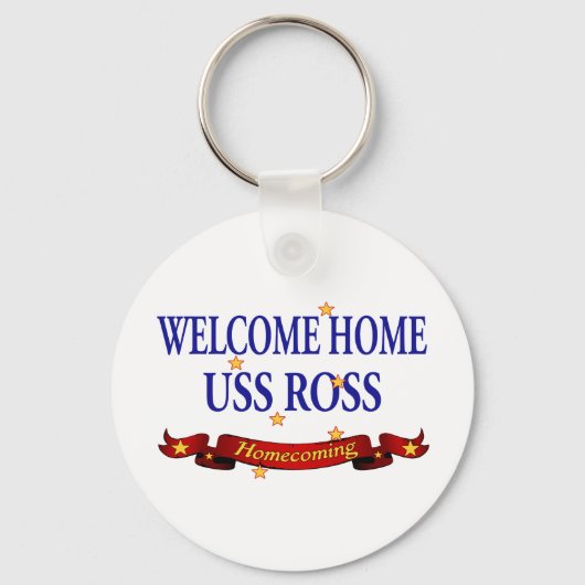 Welkom Home USS Ross Sleutelhanger (Voorkant)