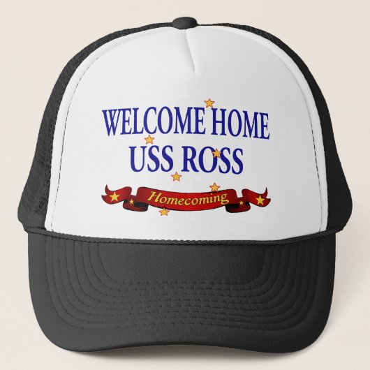 Welkom Home USS Ross Trucker Pet (Voorkant)