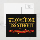 Welkom Home USS Sterett Briefkaart (Voorkant / Achterkant)