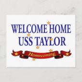 Welkom Home USS Taylor Briefkaart (Voorkant)