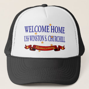 Welkom Home USS Winston S. Churchill Trucker Pet