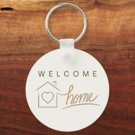 Welkom Home Vastgoed Client Minimalistisch budget Sleutelhanger