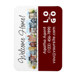 Welkom Home Vastgoed Sluitingsgeschenk Magneet