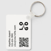 Welkom Home Vastgoedmarketing Sleutelhanger (Achterkant)