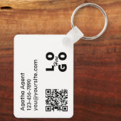 Welkom Home Vastgoedmarketing Sleutelhanger (Achterkant)