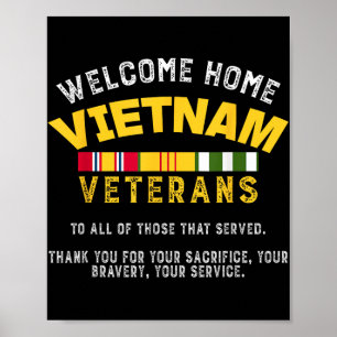 Welkom Home Vietnam Veteranen - Oud Man Vietnam Ve Poster
