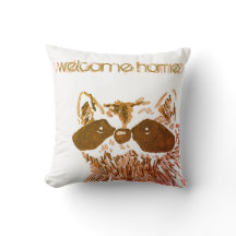 Welkom Home Woodland Gold Raccoon