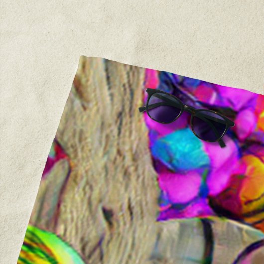 Welkom homepage Labrador Retriever Dog Strandlaken (In situ)