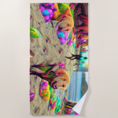 Welkom homepage Labrador Retriever Dog Strandlaken (Voorkant)