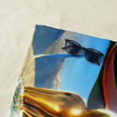 Welkom homepagefamilie Duitse Shepherd Dog Strandlaken (In situ)