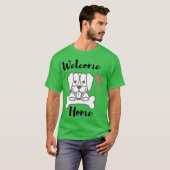Welkom Hondenmeisje familie T-shirt (Voorkant volledig)