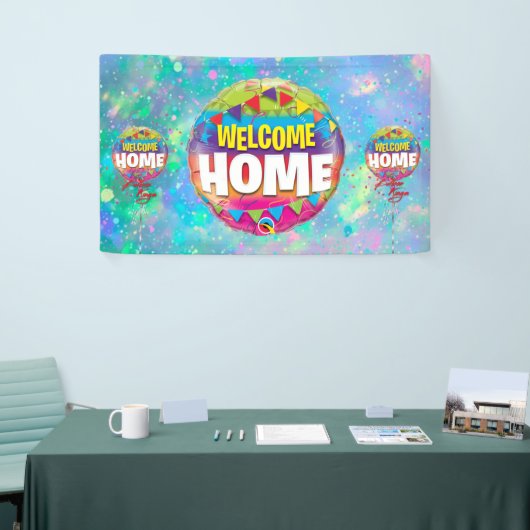 Welkom Huis aangepaste Vinyl Banner 3' x 5 (Beurs)