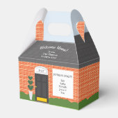 Welkom Huis Gepersonaliseerde Realtor Gift Box Bedankdoosjes (Achterkant)