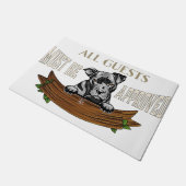 Welkom huisdiertje, cadeau van Dog Dad mam Deurmat (Schuin)