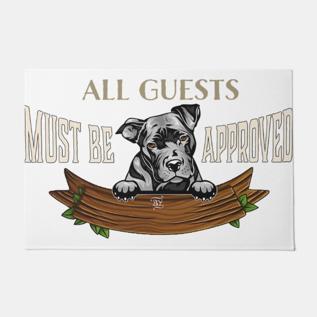 Welkom huisdiertje, cadeau van Dog Dad mam Deurmat (Voorkant)