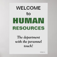Welkom Human Resources Humor HR-Kantoor