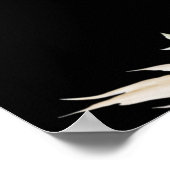 Welkom Huwelijk Feest Roze Roze Bloem Goud Zwart Poster (Hoek)