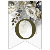 Welkom Huwelijkspartij Zilveren Gouden Witte Rozen Vlaggetjes (Tweede vlag)