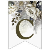 Welkom Huwelijkspartij Zilveren Gouden Witte Rozen Vlaggetjes (Eerste vlag)