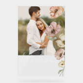 Welkom IJslandse Waterverf IJsland Poppies Foto Acryl Bord (Voorkant)