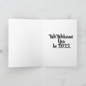 Welkom in 2022 Nieuwe Amerikaanse burger Kaart (Binnen)