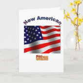 Welkom in 2022 Nieuwe Amerikaanse burger Kaart (Gele Bloem)