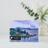 Welkom in Alaska Briefkaart (Staand voorkant)