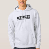Welkom in Alaska. Denali - Black Logo Hoodie (Voorkant)
