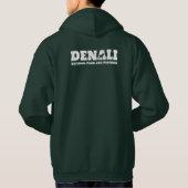 Welkom in Alaska. Denali - White Logo Hoodie (Achterkant)