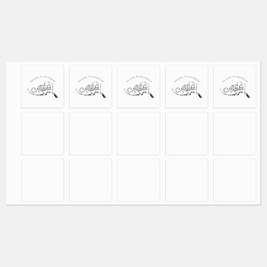 welkom in alaska labels (Vel)