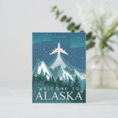 Welkom in ALASKA staat van Amerika Briefkaart (Staand voorkant)