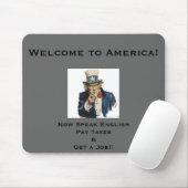 Welkom in Amerika! Mousepad Muismat (Met muis)