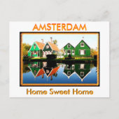 Welkom in Amsterdam (Mojisola a a Gbadamosi Okubul Briefkaart (Voorkant)