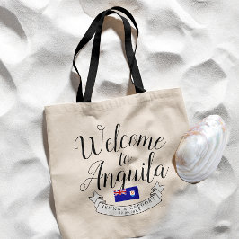 Welkom in Anguilla | Bestemmingsweddenschap Tote Bag