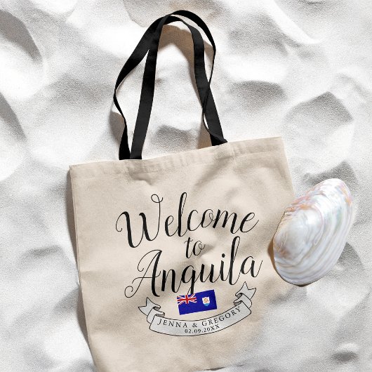Welkom in Anguilla | Bestemmingsweddenschap Tote Bag
