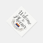 Welkom in Arizona | Bestemming Bruiloft Servet (Hoek)