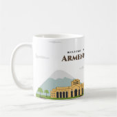 Welkom in Armenië Koffiemok (Links)