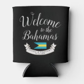 Welkom in Bahamas | Aangepast bestemmingshuwelijk Blikjeskoeler (Voorkant)