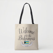 Welkom in Bahamas | Aangepast bestemmingshuwelijk Tote Bag (Voorkant)