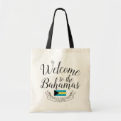 Welkom in Bahamas | Aangepast bestemmingshuwelijk Tote Bag (Voorkant)