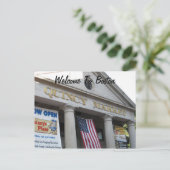 Welkom in Boston Briefkaart (Staand voorkant)