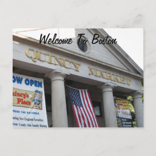 Welkom in Boston Briefkaart