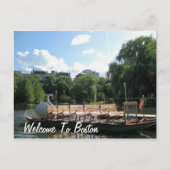 Welkom in Boston Briefkaart (Voorkant)