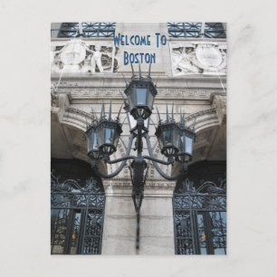 Welkom in Boston Briefkaart